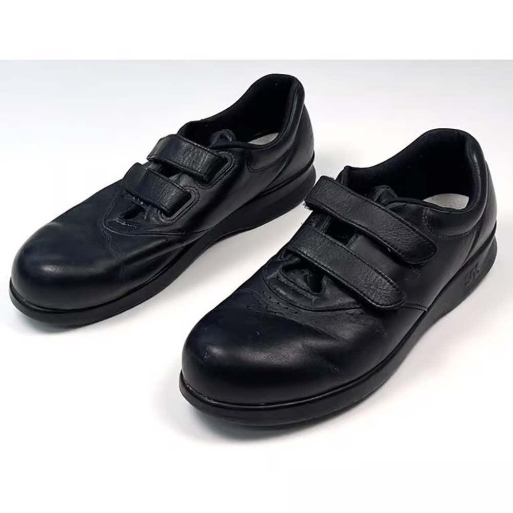 Black Velcro Strap Shoes